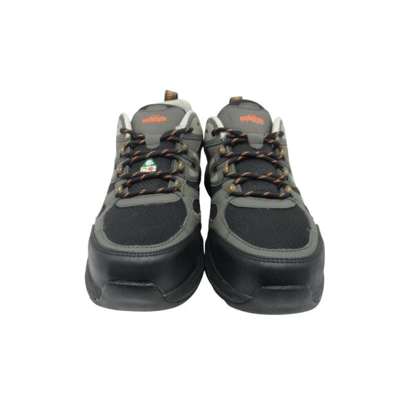 AGGRESSOR Men's Low-Cut Steel Toe Steel Plate Saftey Hiking Shoes Gray Size 8.5M - Picture 2 of 8